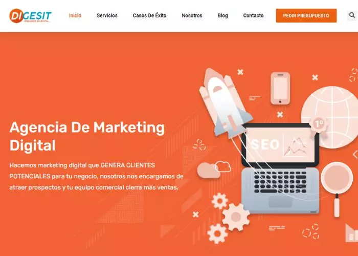 Empresas Para Hacer Paginas Web: Agencia digital Digesit